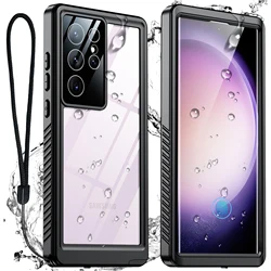 IP68 Shellbox Waterproof Case For Samsung Galaxy S26 S25 S24 S23 S22 Ultra FE S25Edge Metal Aluminum Swimming Phone Luxury Cover