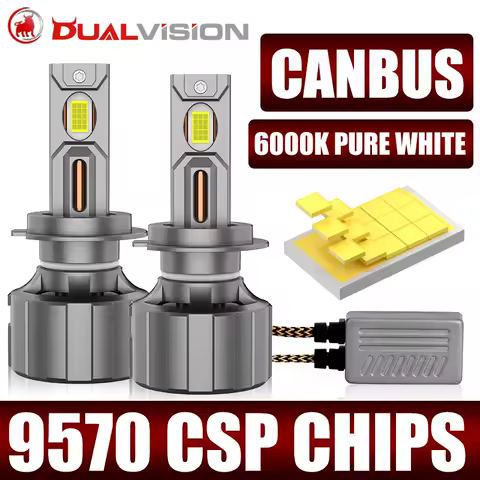 H7 H4 H1 LED Headlights Canbus H3 9005 HB3 9006 HB4 9012 HIR2 30PCS 9570 CSP Car Light H11 H8 H9 Fog Lamp 6000K Turbo Light Kits