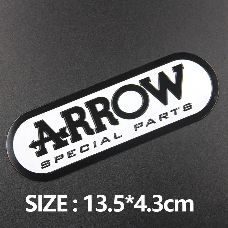 Exhaust Pipe Sticker Motorcycle Decoration High Temperature Resistance Specialized Waterproofing For ARROW Aluminum Scooter MOTO