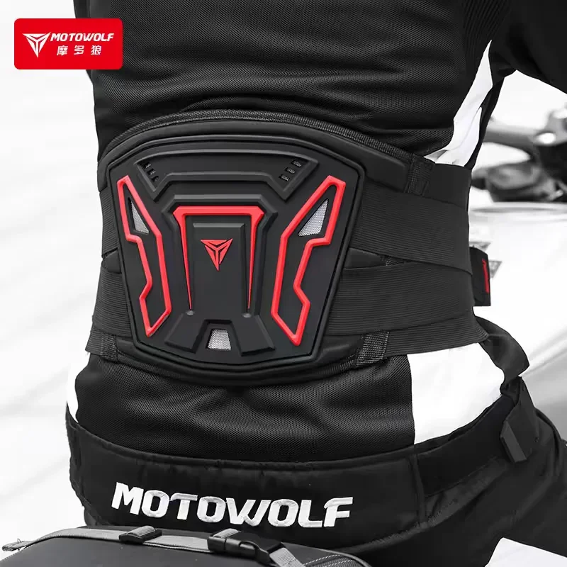 MOTOWOLF Motorcycle Riding Anti-drop Waist Protective Gear Motorcycle Knight  Off-road Protective Gear Waist Belt