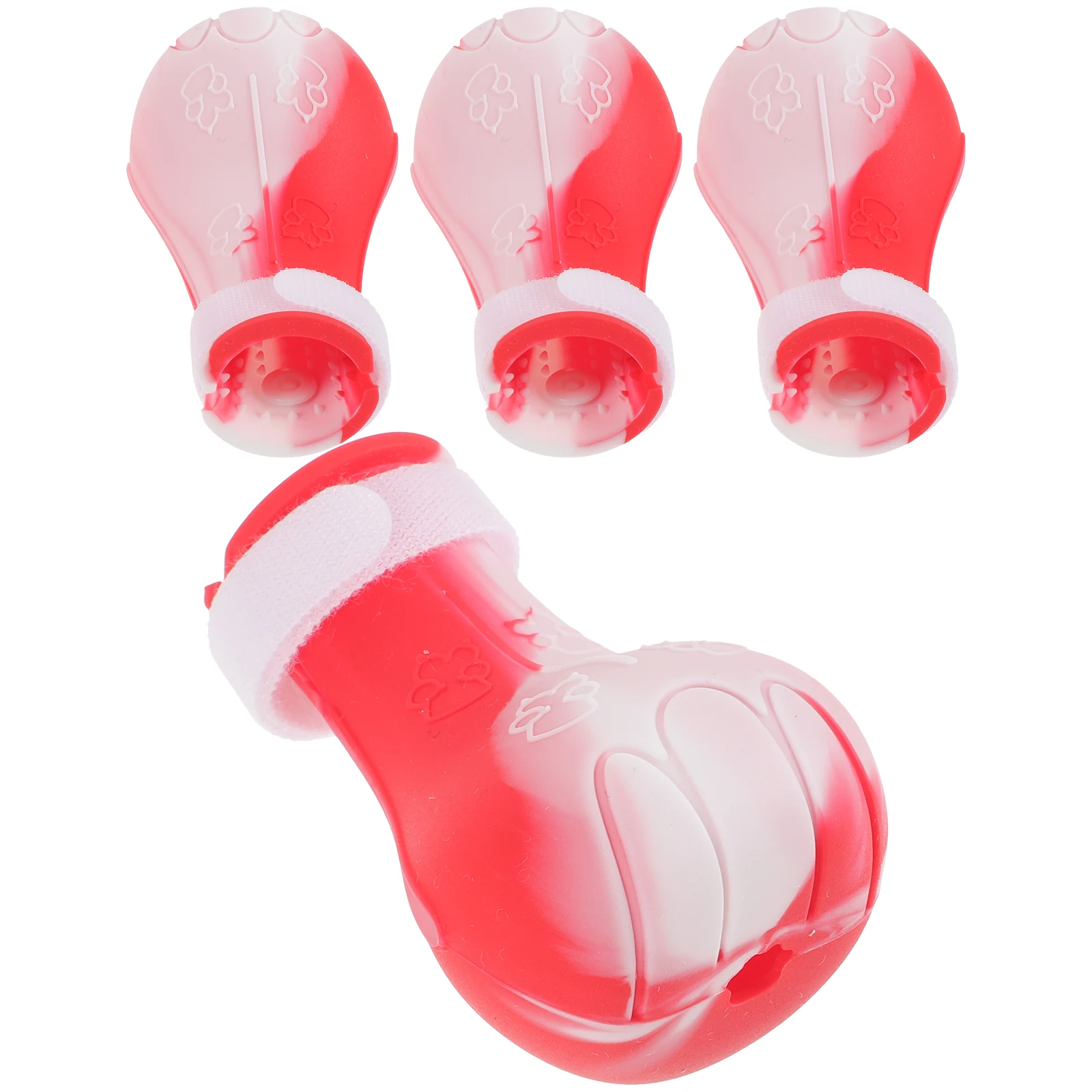 

4Pcs Cat Bath Feet Covers Multipurpose Cat Boots Stylish Anti-Scratch Paw Protectors for Grooming and Bathing Nail Cover