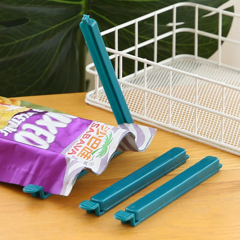Portable Food Sealing Bag Clips Large Plastic Sealer Clamp for Snacks Milk Powder Tea Moisture-proof Kitchen Storage Accessories