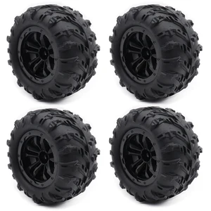 4 Buah Ban Karet Skidproof Hex 12mm 6034 untuk Peningkatan SCY 16101 PRO 16102 PRO 1/16 Suku Cadang Roda Truk Monster RC 8 suku cadang himoto rc penjualan terbaik - №