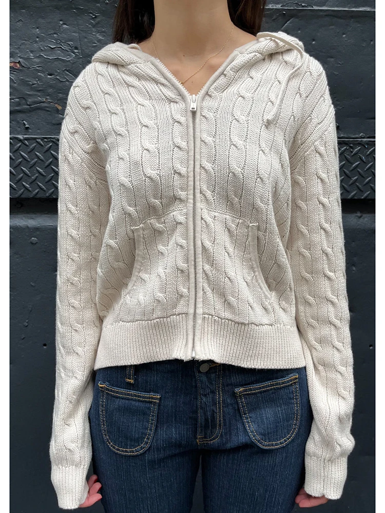 Thumbnail 3 - #2 Trending Womens Cropped Knit Sweaters Right Now