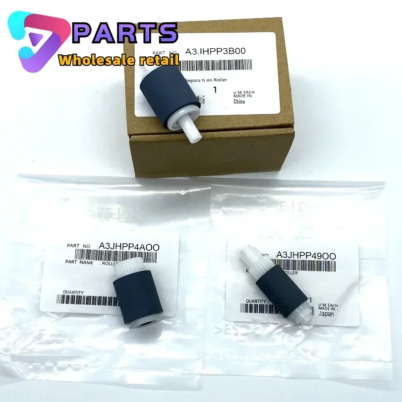 1 CONJUNTOS A3JHPP3B00 A3JHPP4A00 A3JHPP4900 Novo Rolo de Captação ADF para Konica Minolta BH 195 226 266 215 235 206 239 216