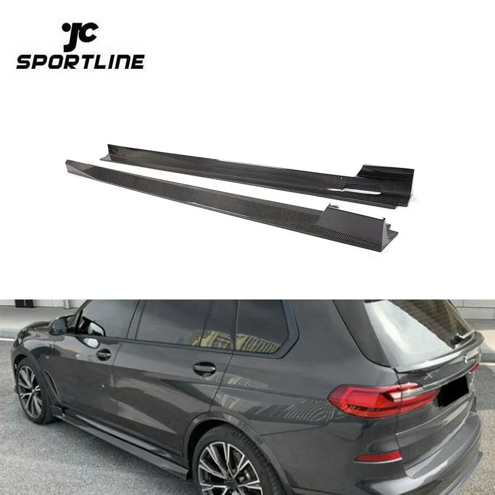 

Накладки на пороги из карбона для BMW X7 G07 M50i M-Sport Utility 4-дверный 2020-2021