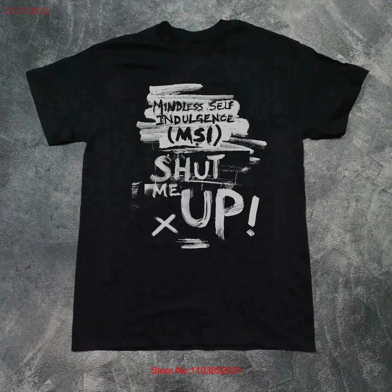 Черная хлопковая рубашка Vtg Mindless Self Indulgence Band с короткими рукавами S-5XL BL127