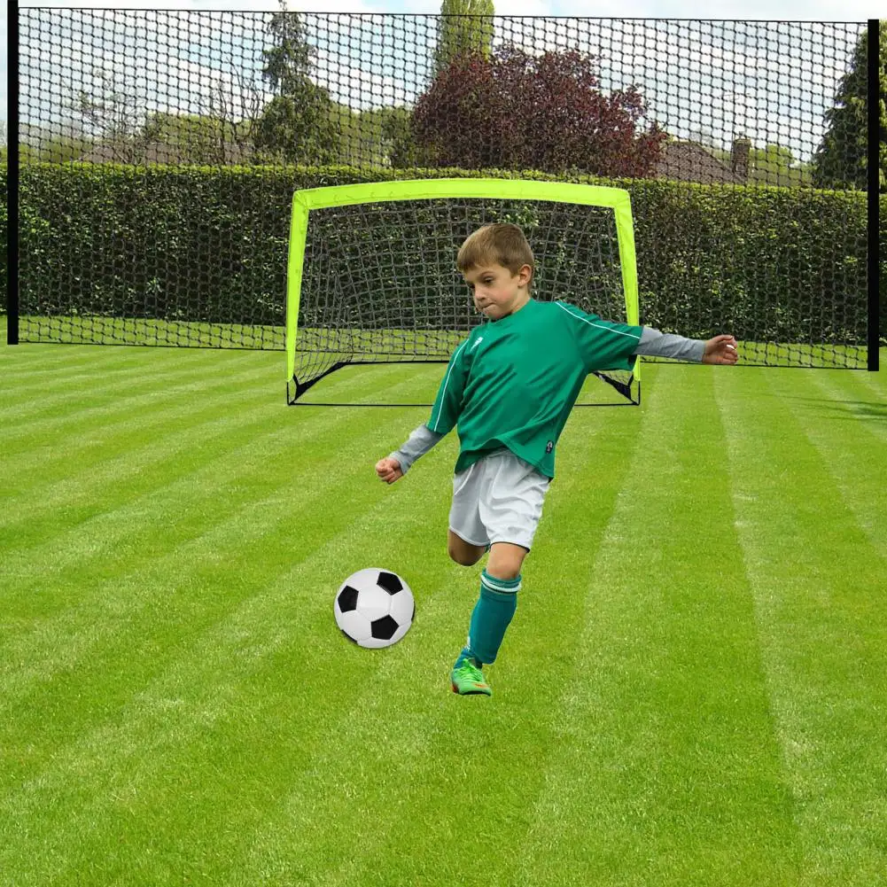 21x9.8ft / 28.8x9.8ft Soccer Backstop Net Ball Sports Practice Netting Barrier Knotted PE Net For Basketball Volleyball Training