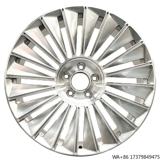 

18-21inch Aluminum Alloy Forged Wheel Hub 5*120 Multi-Spoke New Passenger Car Wheels Brushed Silver Finish Compatible for Benz