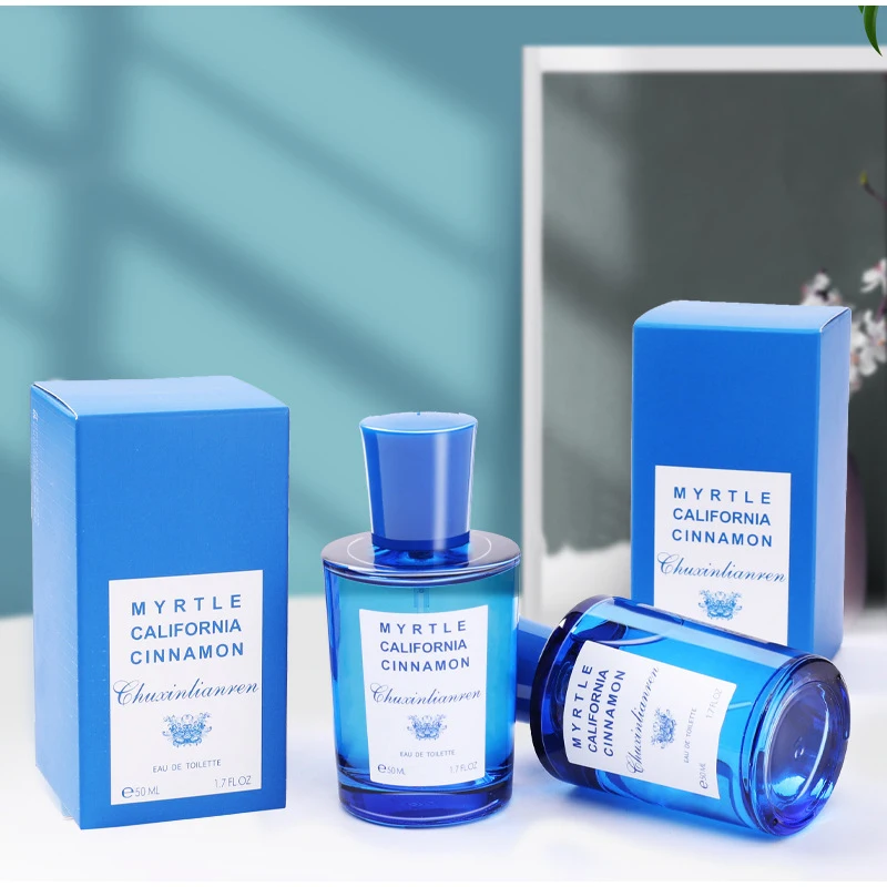 First Love Cologne Perfume Blue Lover Ocean Scent Parfum Spray Luxury Blue Mediterranean Sandalwood Long-lasting Eau De Toilette