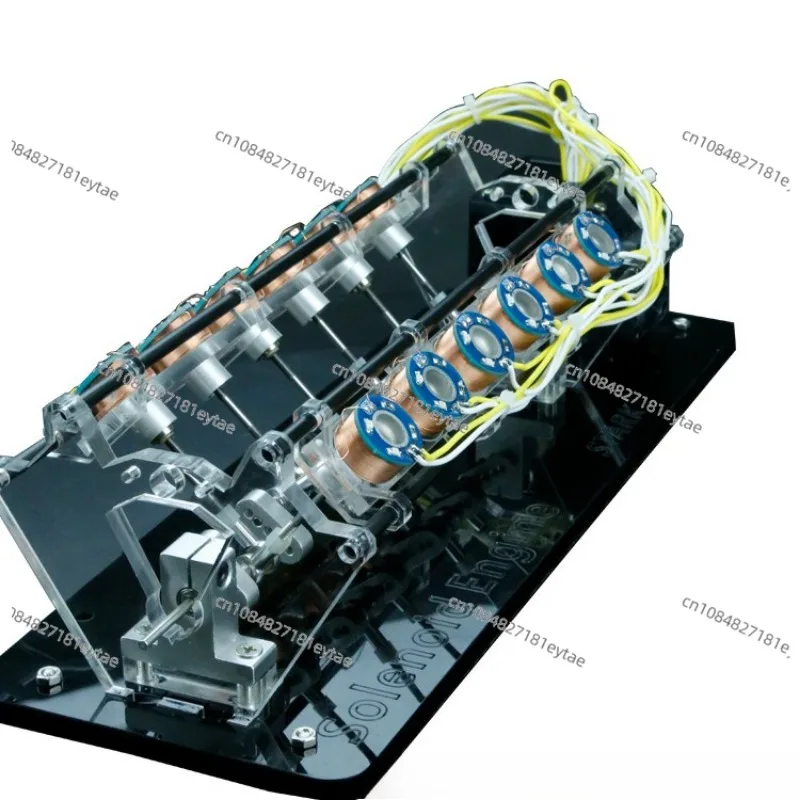 Electromagnet Engine, Engine Model Can Be Started, High-speed Motor, Automobile Engine V-type Engine