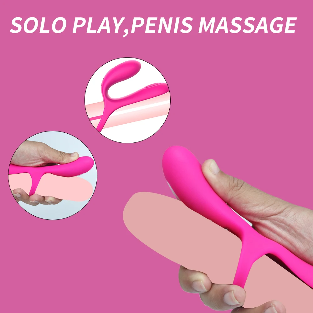 Penis Vibrator Couple Vibrating Cock Ring Remote Control Vagina Clitoris Stimulator Long Lasting Erection Sex Toys For Couple