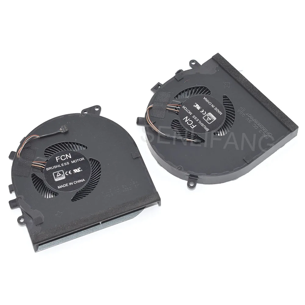 CPU GPU Fan For RAZER RZ09-0270 RZ09-0300 RZ09-0328 RZ09-0369 5V 0.5A 4Pins New Laptop Cooling DFS5K121142621 DFS501105PR0T