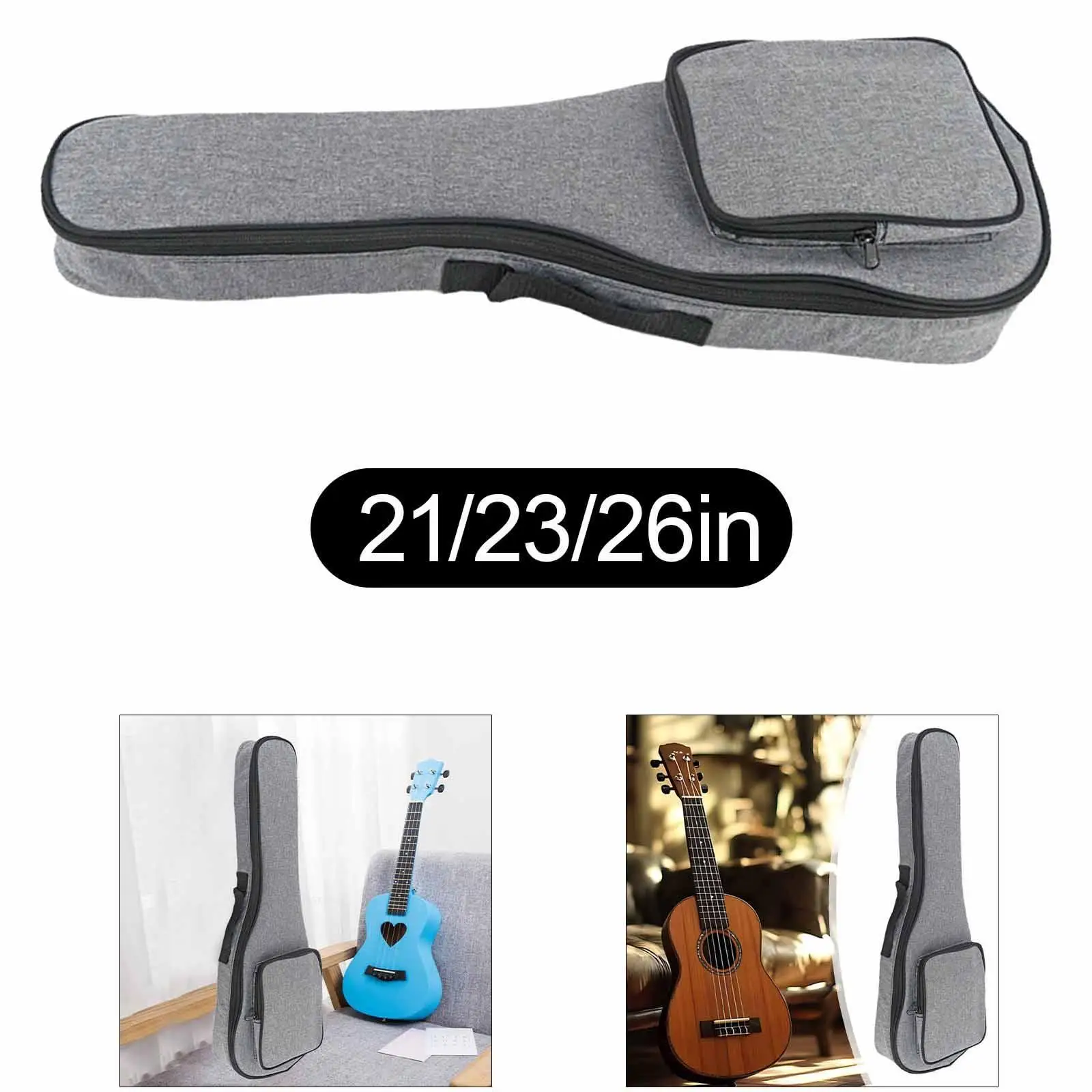 ウクレレギグバッグ ウクレレケース ギフト キャリングハンドル付き 軽量キャリングケース キャリーバッグ パフォーマンスキャンプ用