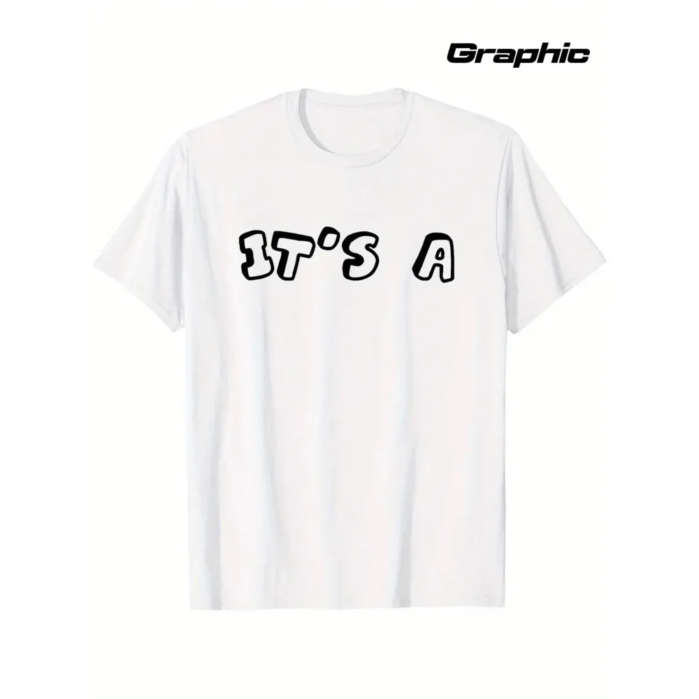 Gender Reveal for Pink Or Blue Painted Handprints T-Shirt, 100%, Men'S Funny Slogan Streetwear T-Shirts Graphic Tees for Men And Women, S-XXXL, White