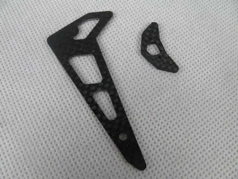 Carbon Fiber Horizontal Vertical Tail blades parts /1.2mm MS25031 Align Trex T-rex 250 helicopter H25003  25031