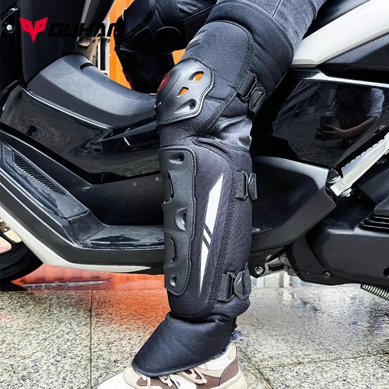 Duhan Motorcycle Knee Guard Winter Riding Knee Guard Against Fall, Cold and Wind Knight Leg Guard Warm and Thick Men and Women