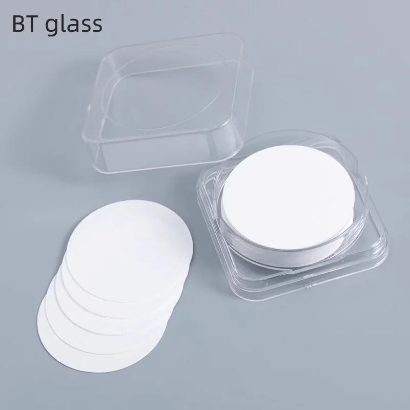 25pcs/lot 13mm-200mm Lab Dust Removing BT Glass Fiber Filter Membrane Microporous 49-TYPE Fiberglass Filter