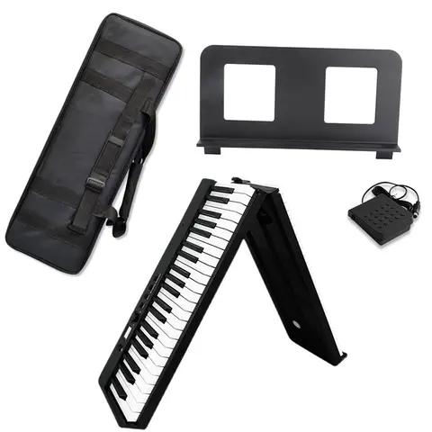 88 Keys Electronic Keyboard Piano Foldable Portable Electronic Keyboard Piano for Beginners
