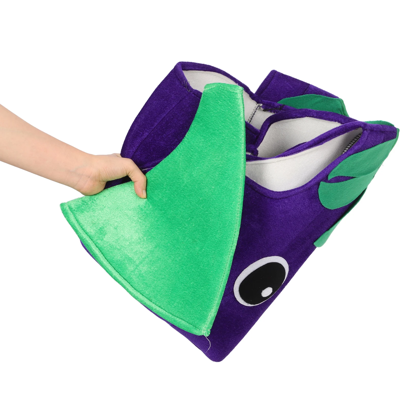 Costume de Cosplay aubergine pour enfants, 1 ensemble, déguisement de légumes une pièce pour Halloween, spectacle sur scène pour la journée des enfants