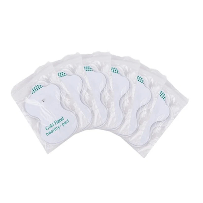60pcs Health messenger massage device adhesive electrode sheet silicone patch button-shaped gourd electrode patch