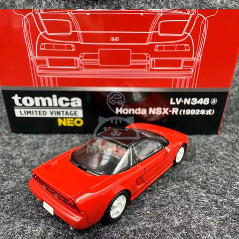 نموذج سيارة مصنوع من خليط معدني بمقياس Tomytec1:64، طراز TLV LV-N346a NSX 1992 #3