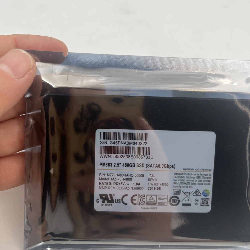 PM883 Enterprise-class Server Solid State Hard Drive MZ7LH480HAHQ-00005 480G SATA 2.5