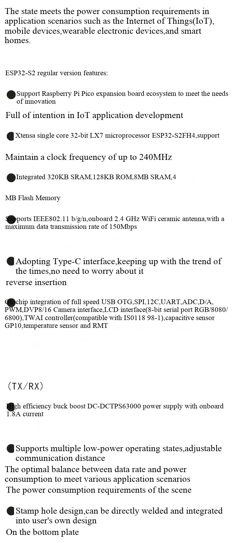ESP32-S2/RP2040 steuert ein 0,96-Zoll-LCD-Display, erweitert das WiFi-Entwicklungsboard und unterstützt Pico. – Detail 3