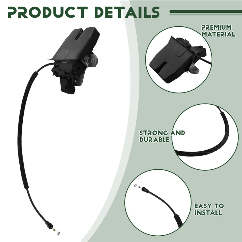 

C2Z11315 6W83-442R66-CD Car Tail Box Cover Lock For Land Rover Jaguar Xf Auto Trunk Luggage Lock Tailgate Latch-A65M