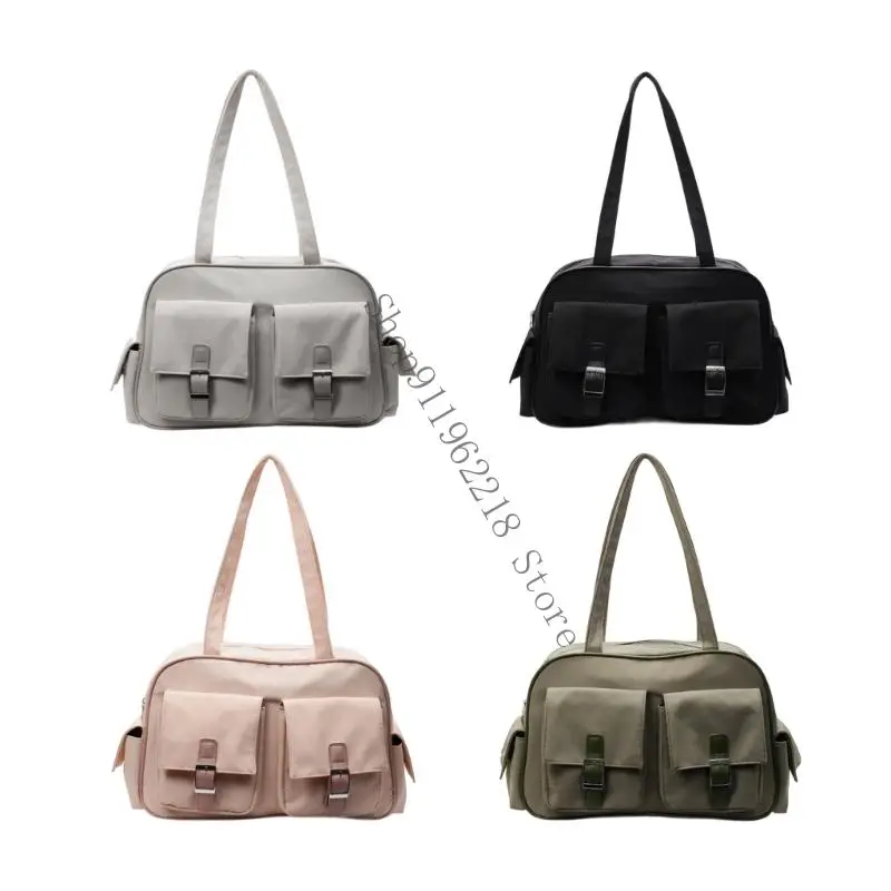 

Roomytrendy Unisex Carry Bag Nylon Shoulder Pack Functional Underarm Bag 066F