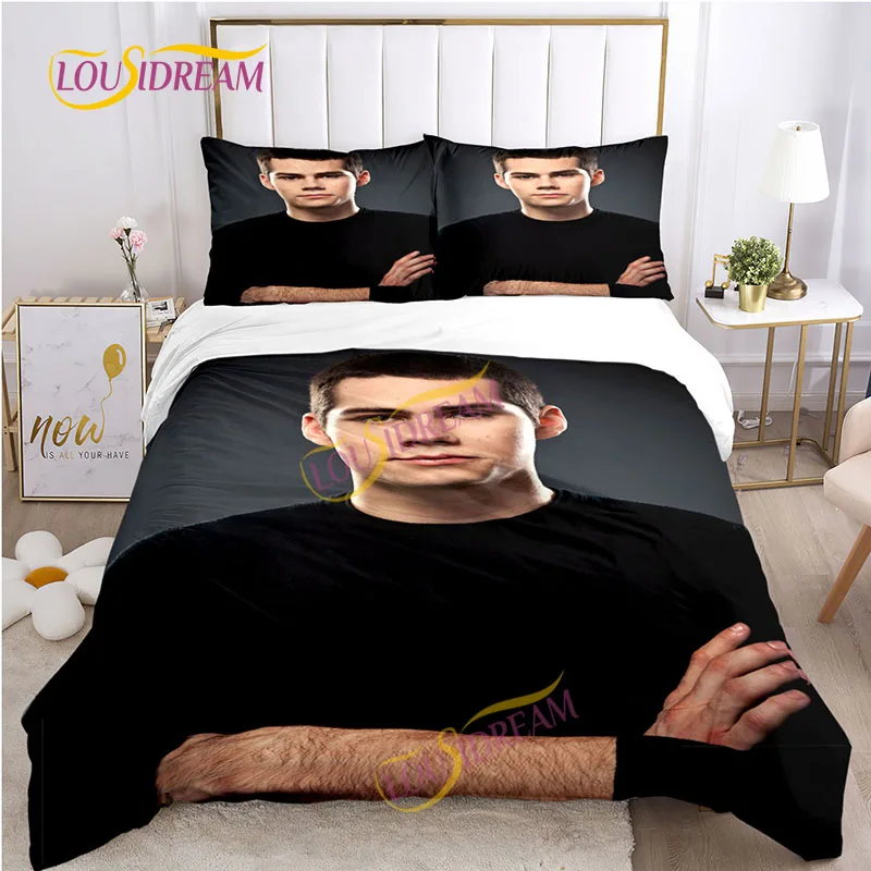 Young American actor Dylan O 'Brien quilt cover pillowcase down sheet oversized single/double bed three-piece set