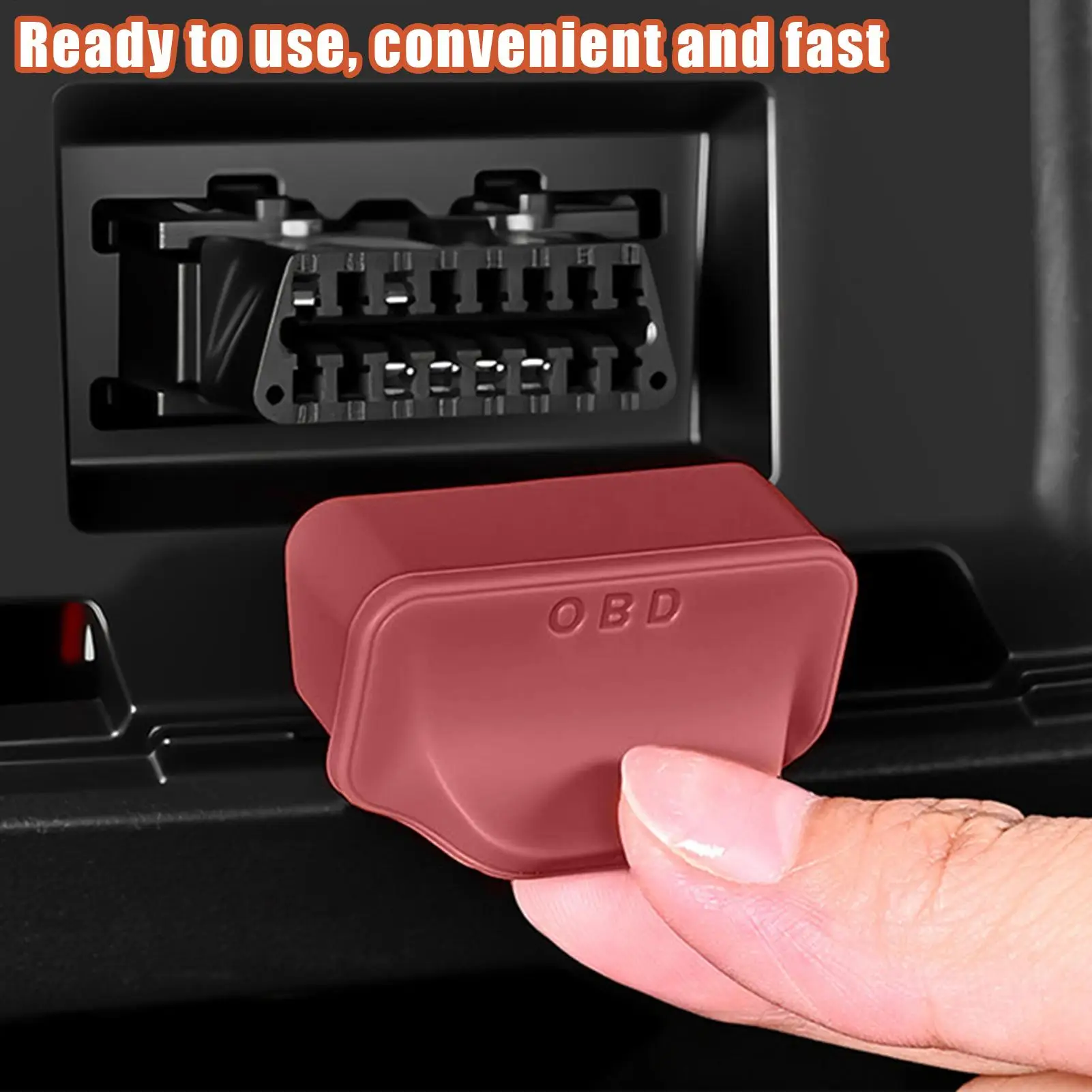 OBD ポートダストカバー OBD ポート保護カバー診断コネクタプロテクターカーゴゴルフカートセダントラック SUV バン RV