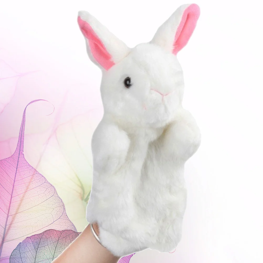 The Marionettes Story Telling Puppet Puppets Hand Rabbit for Kids White Toddler