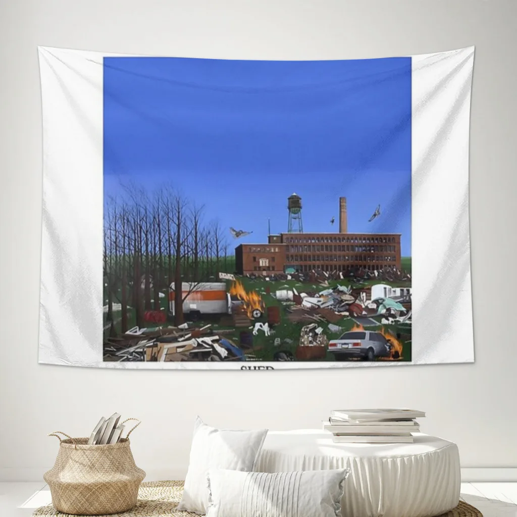 Title Fight Shed (High Resolution) Printed Tapestry,Decorative Tapestry Suitable For Living Room And Bedroom Decoration