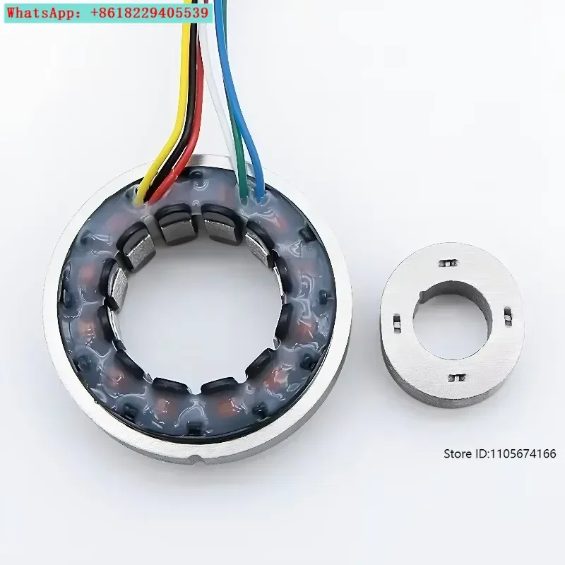 Résolveur magnéto-résistif 37XU7102, diamètre extérieur 37 mm, 2 paires de trous de pôles de 9,52 mm