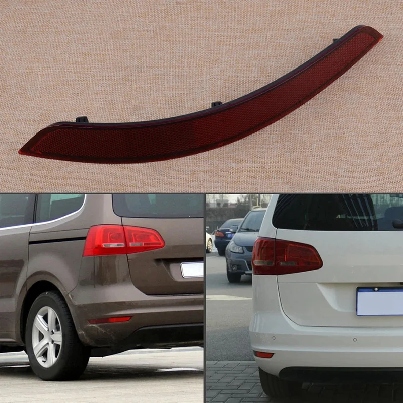 Left Rear Bumper Reflector Lamp For VW Sharan 2011-2016 7N0945105B Replacement Parts