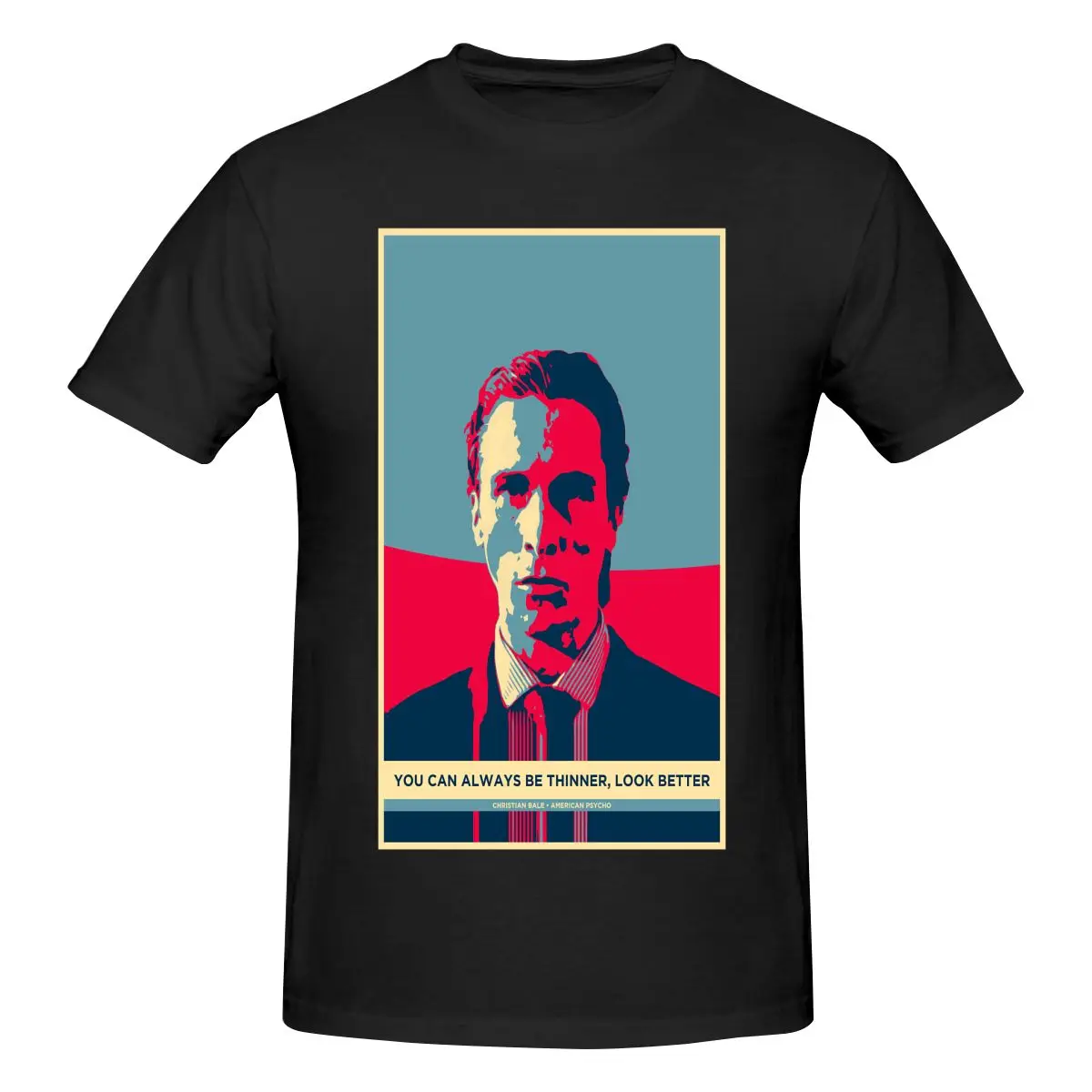 Camiseta divertida de la película American Psycho (2000) para hombre, camisetas estampadas, camisetas holgadas y ajustadas para mujer
