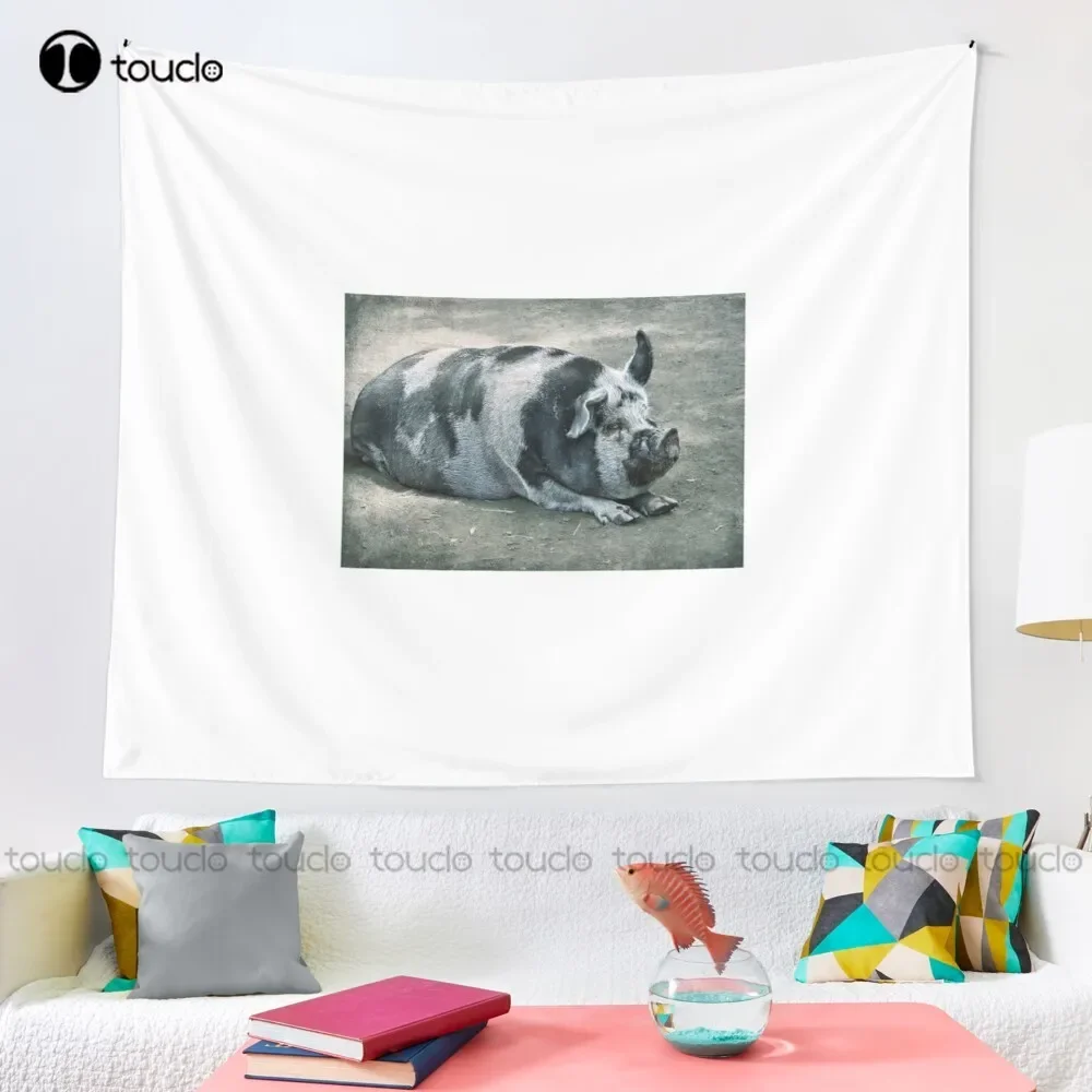 Gloucester Old Spot Pig Tapestry Tapestry Sites Tapestry Wall Hanging For Living Room Bedroom Dorm Room Home Decor Wall Covering