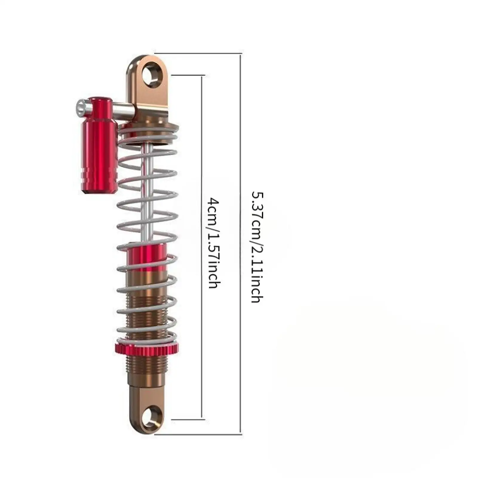 4Pcs Metal Shock Absorber Internal Spring Replacement Spare Parts RC Damper for SG 1205 1:12 Scale Trucks Crawler Replacement