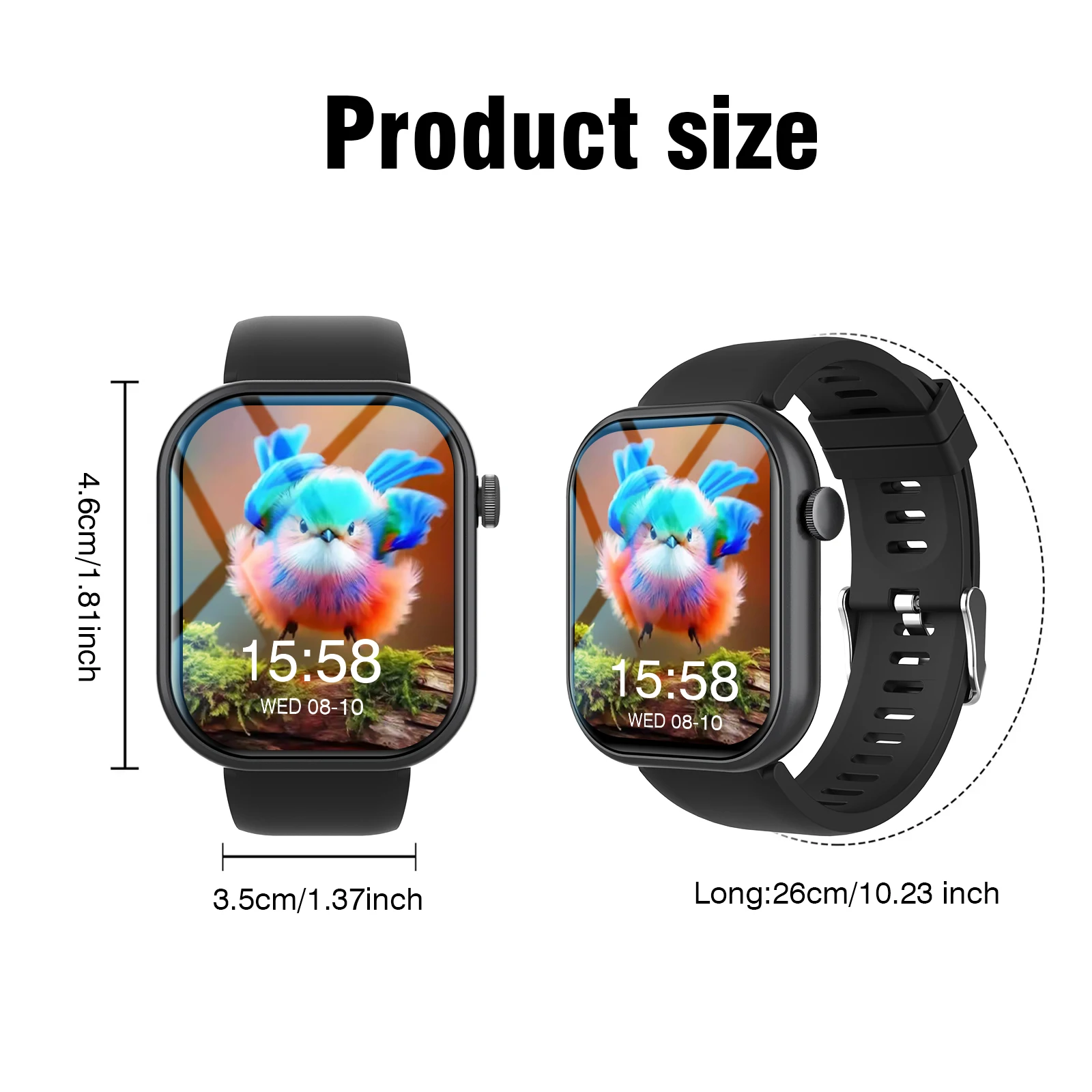 新しいスマートウォッチ、HDタッチスクリーン、通話リマインダ - Watch 7 Smartwatch Iphone のレビューと価格