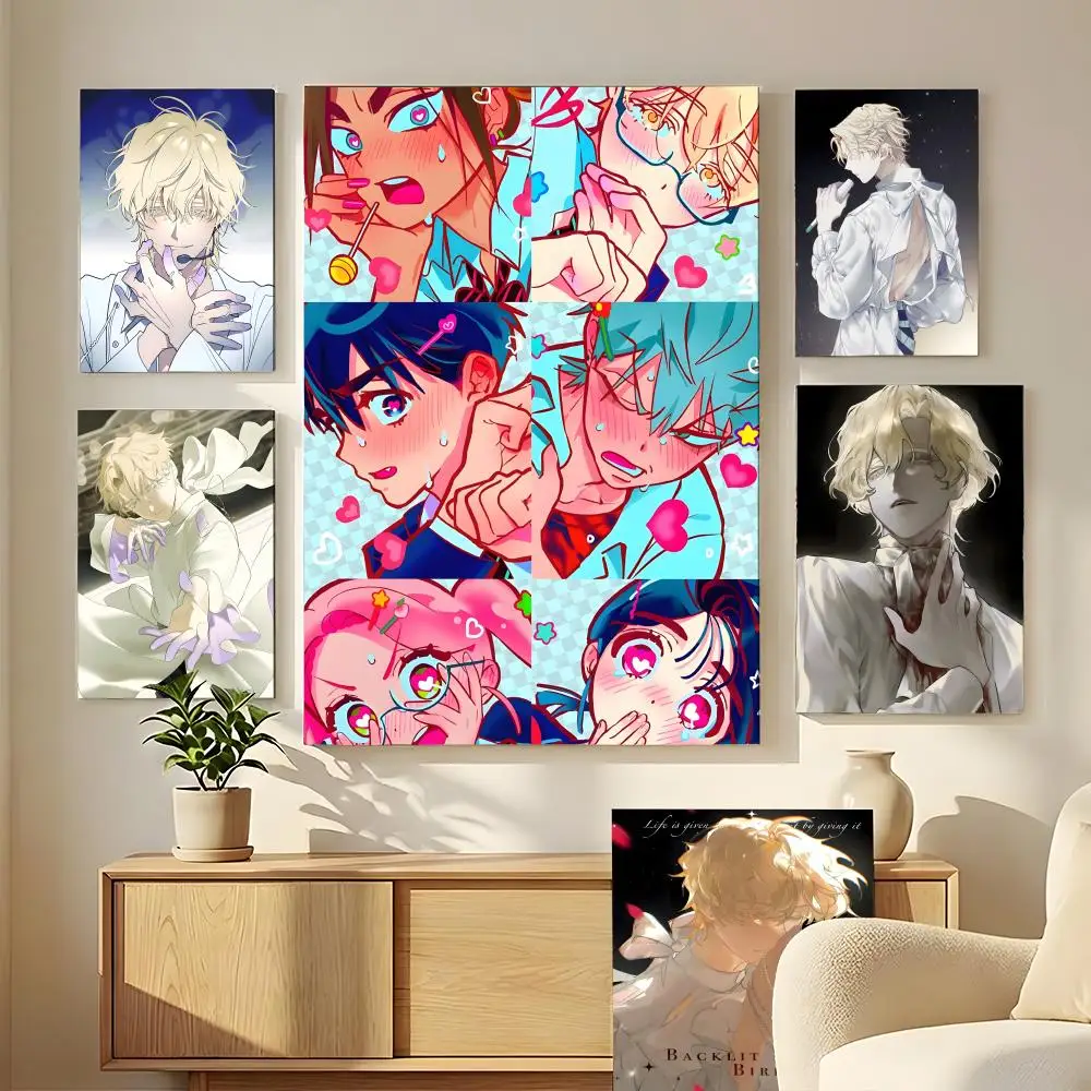 

Картина с изображением Луки из аниме Alien Stage, каллиграфия, HD-печать, прочная рама, легко крепится, современный декор для дома.