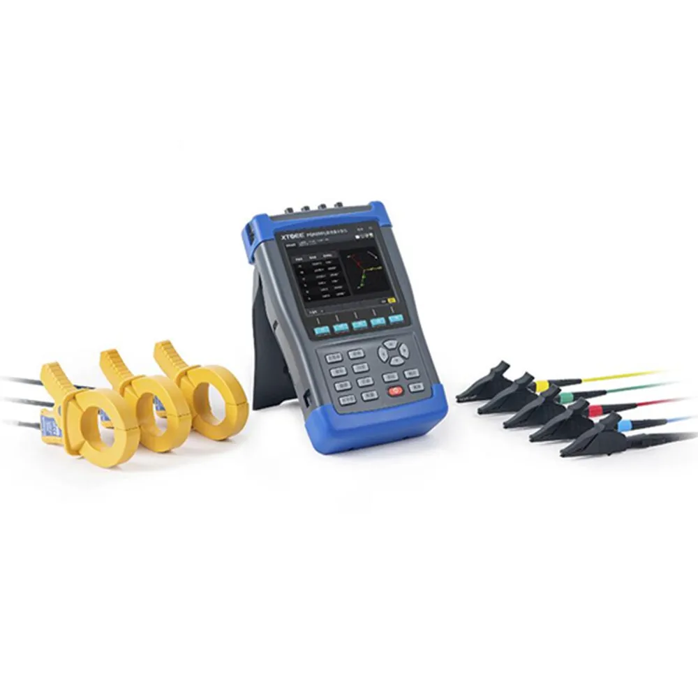 Analizzatore portatile trifase di qualità dell'energia e dell'energia Memoria 8G Rete Ethernet RS-485 Analizzatore di qualità dell'energia a 4 canali