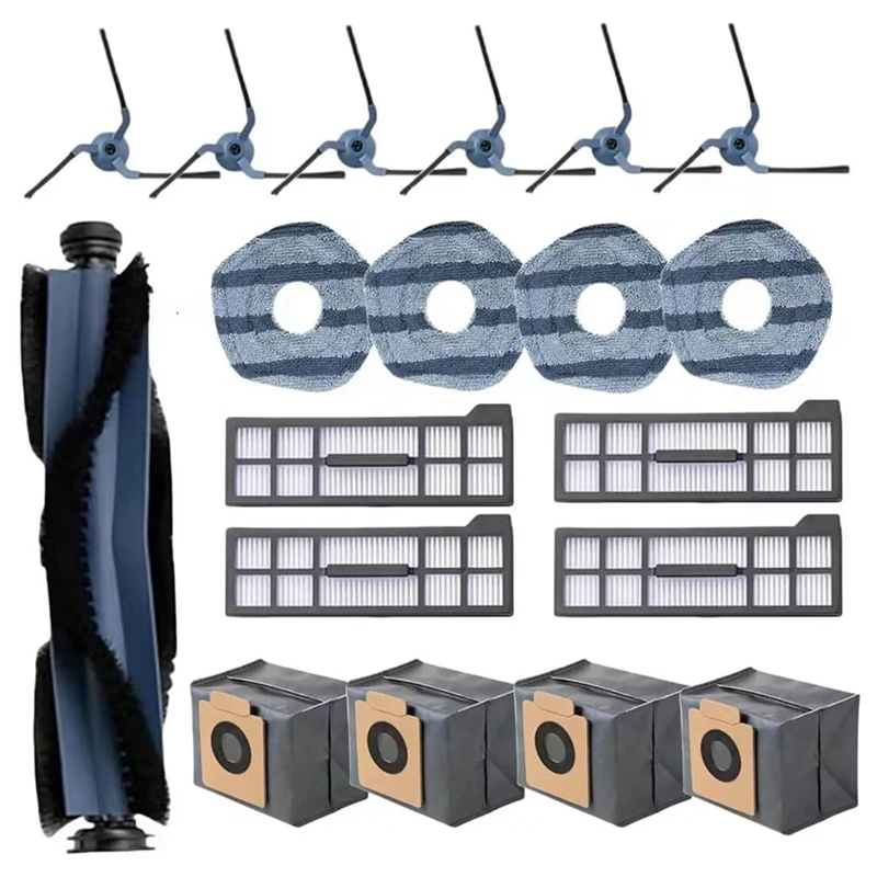 Promocja! Części zamienne do zestawu akcesoriów do odkurzacza Eufy X10 Pro Omni Główna szczotka boczna Filtr Hepa Mop Worki na kurz