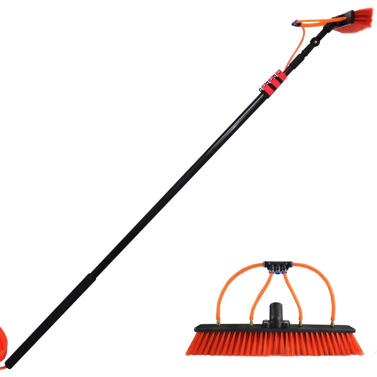 

6 meters telescopic rod can spray water brush, high-altitude cleaning, cleaning tools, special water brush for cleaning, store d