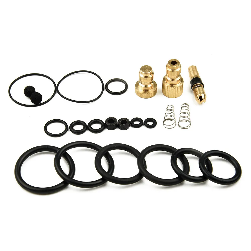 O-rings High Pressure PCP Pump Sealing Air Pump Accessories Inflator Repair Set Kit NBR Copper 30mpa Universal Replacement Kits