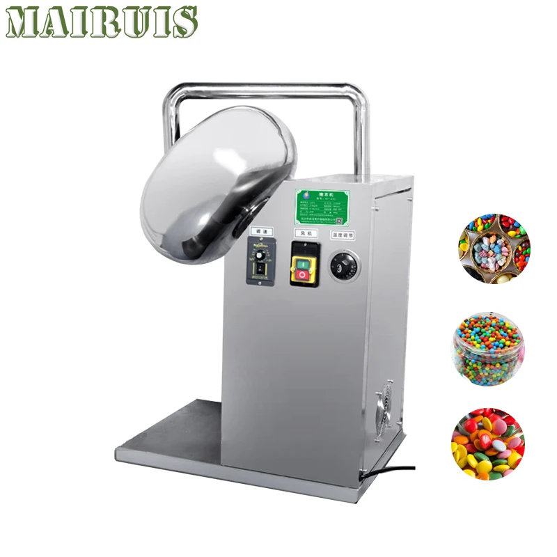 Chocolate Candy Sugar Coating Machine Tablet Coater Candy Biscuits Coating Machine