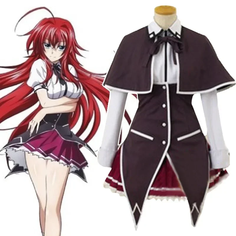 Anime High School DxD Cosplay Koneko Toujou Costumes Shirone Rias Gremory Uniforms Women Halloween Skirt for Women