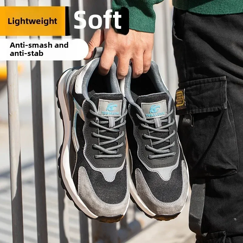 Safety Shoes with Steel Toe Caps Odor Prevention and Protection Shoes Insulated Shoes  Breathable Labor Protection Shoes