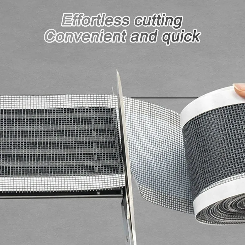 8/1Rolls Window Screen Repair Tape Self-Adhesive Window Fixed Mesh Patch Sticker Waterproof Disposable Floor Drain Sink Filters