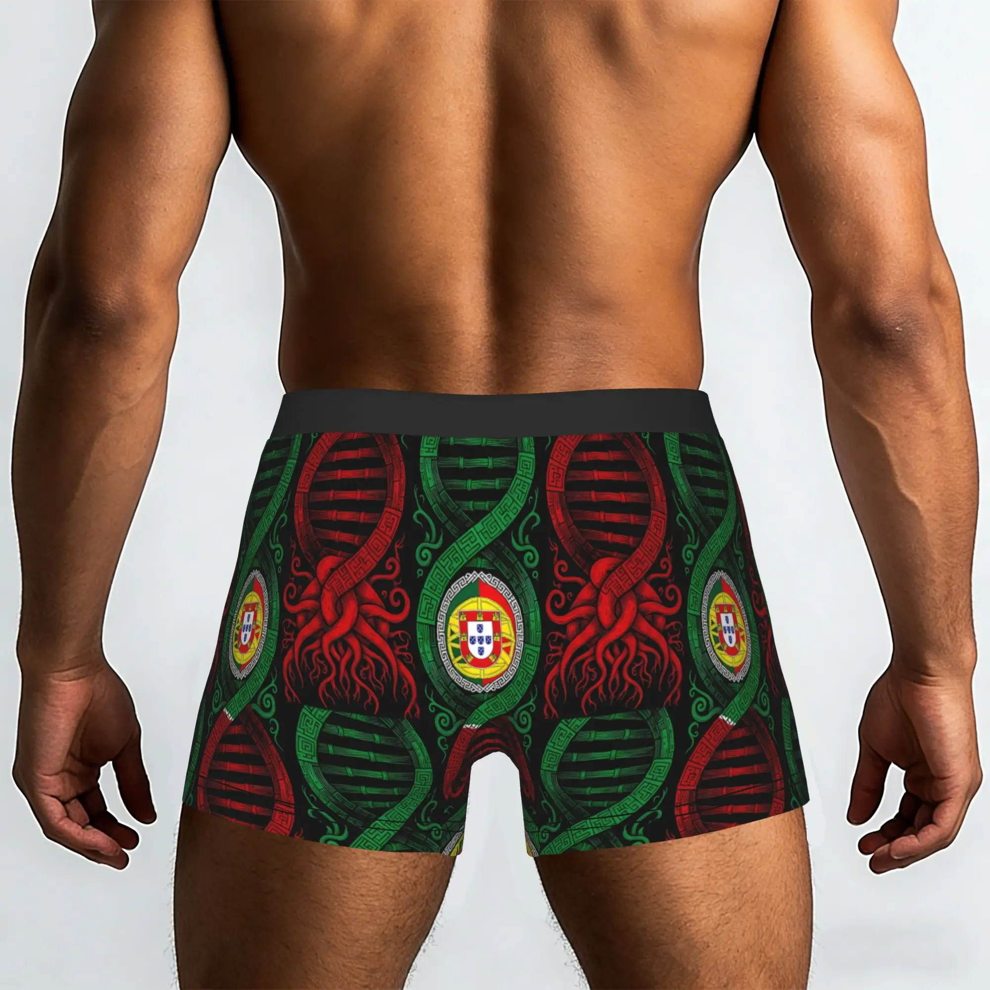 Portugal Flag Portuguese Roots Portuguese Underpants Breathbale Panties Men's Underwear Ventilate Shorts Boxer Briefs